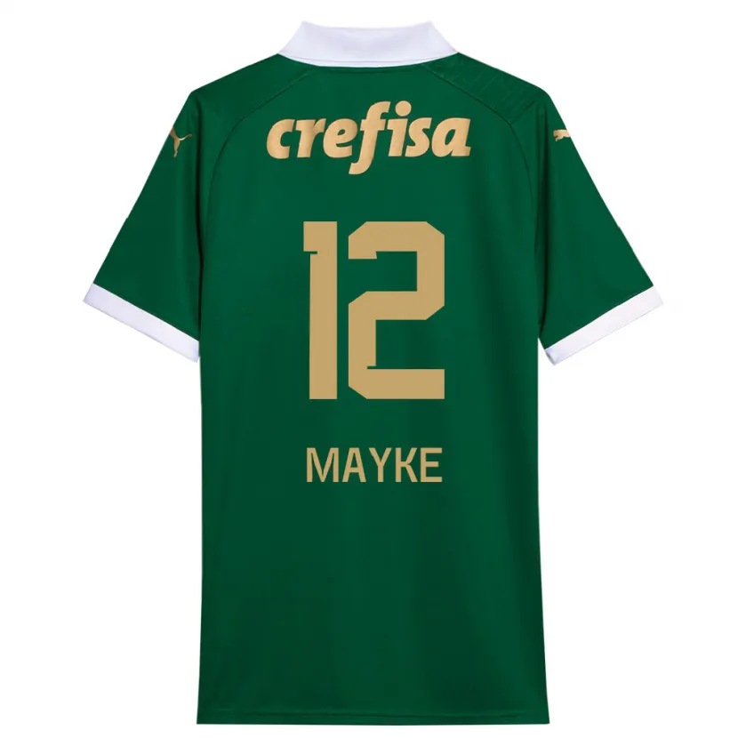 Danxen Kid Mayke #12 Green White Home Jersey 2024/25 T-Shirt