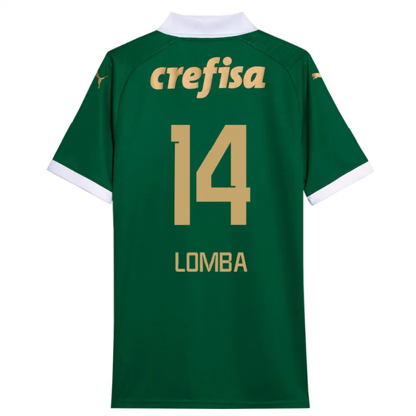 Danxen Kid Marcelo Lomba #14 Green White Home Jersey 2024/25 T-Shirt