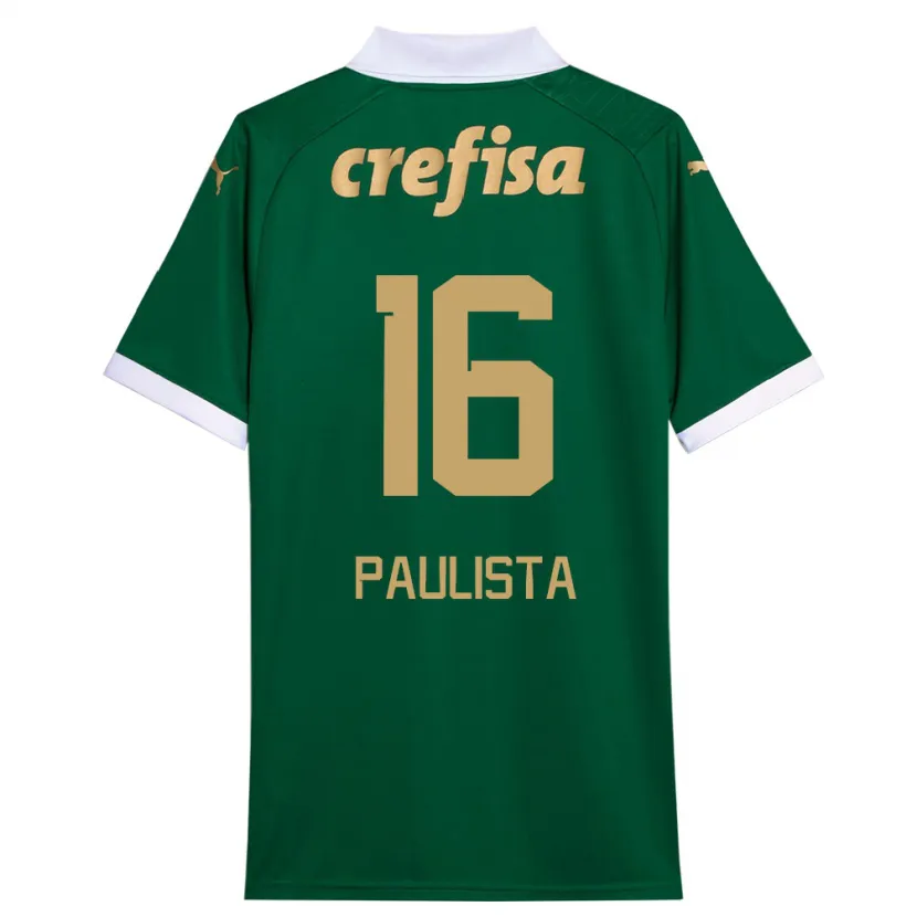 Danxen Kid Caio Paulista #16 Green White Home Jersey 2024/25 T-Shirt