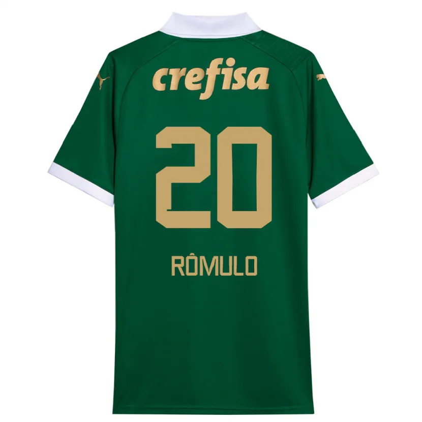 Danxen Kid Rômulo #20 Green White Home Jersey 2024/25 T-Shirt