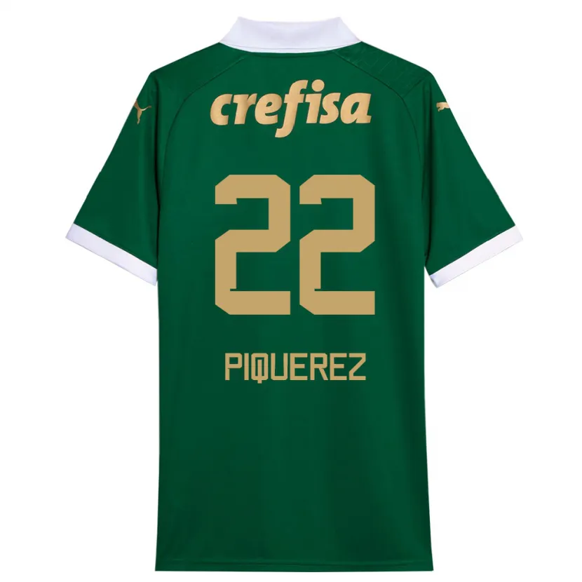 Danxen Kid Joaquín Piquerez #22 Green White Home Jersey 2024/25 T-Shirt