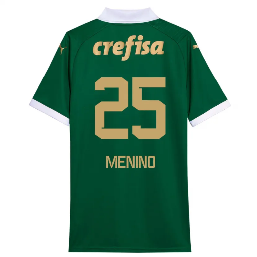 Danxen Kid Gabriel Menino #25 Green White Home Jersey 2024/25 T-Shirt