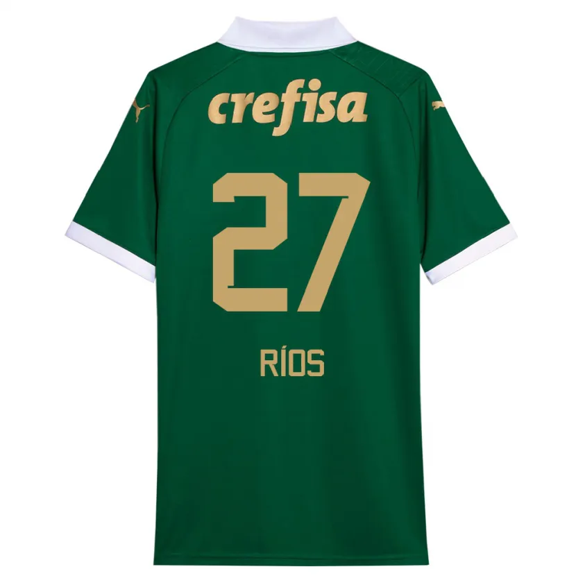 Danxen Kid Richard Ríos #27 Green White Home Jersey 2024/25 T-Shirt