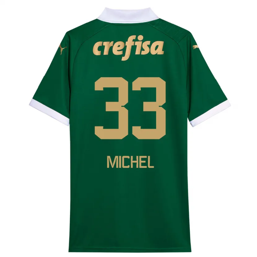 Danxen Kid Michel #33 Green White Home Jersey 2024/25 T-Shirt