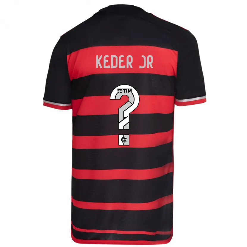 Danxen Kid Keder Jr #0 Red Black Home Jersey 2024/25 T-Shirt