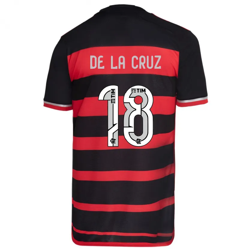 Danxen Kid Nicolás De La Cruz #18 Red Black Home Jersey 2024/25 T-Shirt