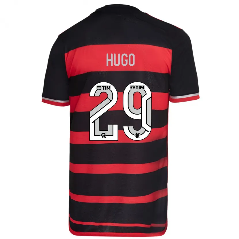 Danxen Kid Victor Hugo #29 Red Black Home Jersey 2024/25 T-Shirt