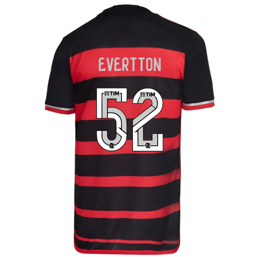 Danxen Kid Evertton #52 Red Black Home Jersey 2024/25 T-Shirt