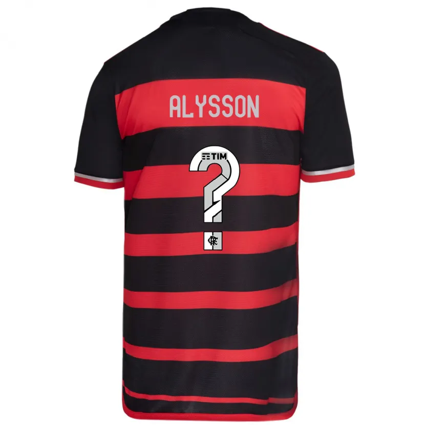 Danxen Kid Alysson #0 Red Black Home Jersey 2024/25 T-Shirt