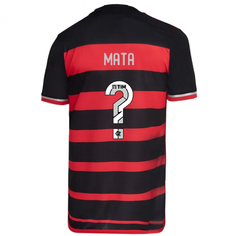 Danxen Kid Da Mata #0 Red Black Home Jersey 2024/25 T-Shirt