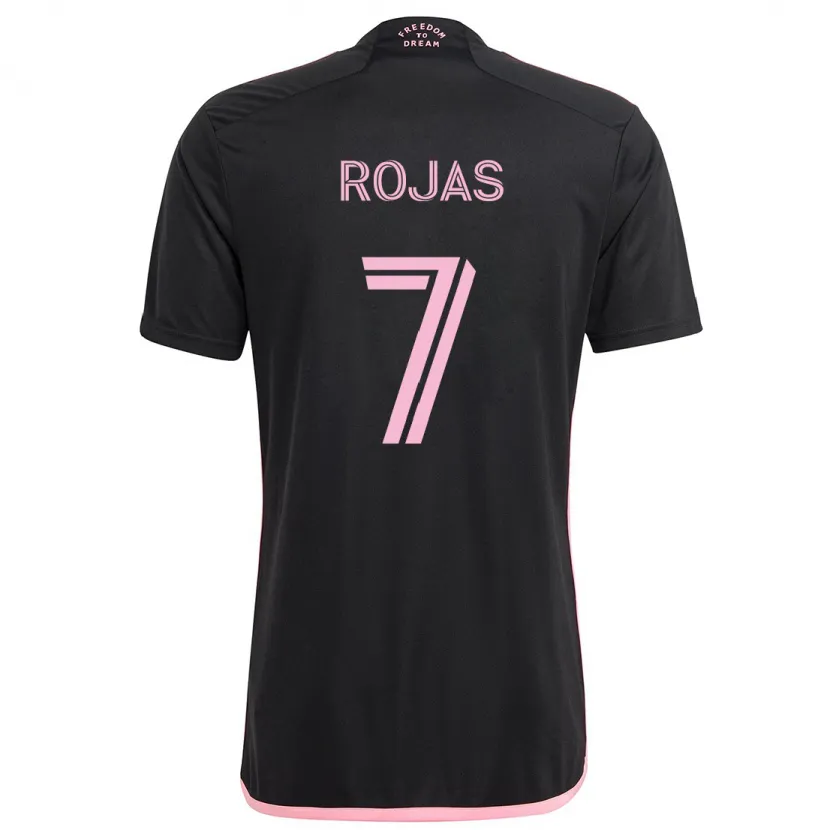 Danxen Kid Matías Rojas #7 Black Away Jersey 2024/25 T-Shirt