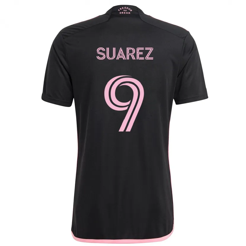 Danxen Kid Luis Suárez #9 Black Away Jersey 2024/25 T-Shirt