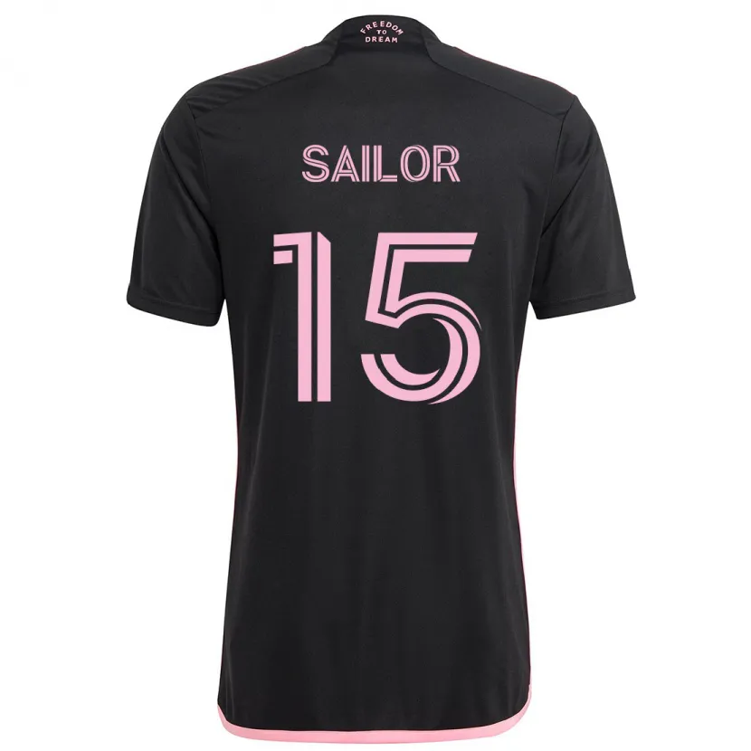 Danxen Kid Ryan Sailor #15 Black Away Jersey 2024/25 T-Shirt