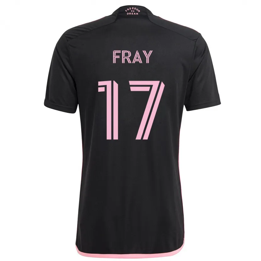 Danxen Kid Ian Fray #17 Black Away Jersey 2024/25 T-Shirt