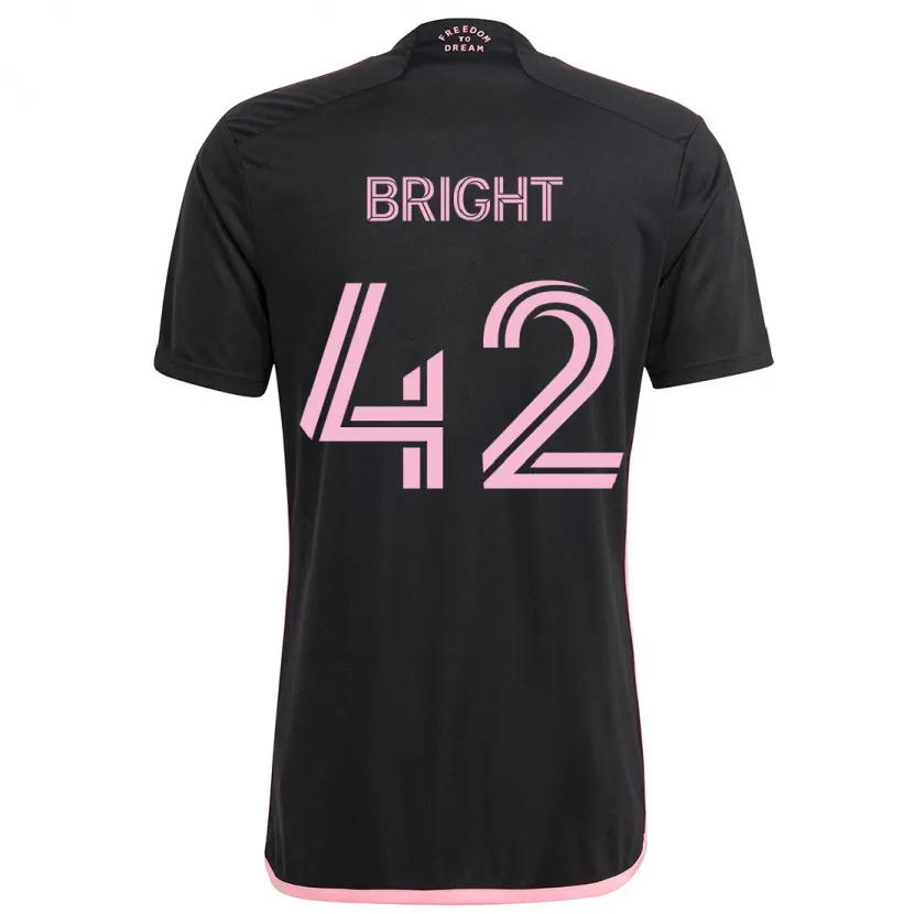 Danxen Kid Yannick Bright #42 Black Away Jersey 2024/25 T-Shirt