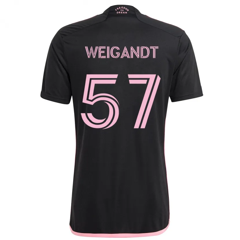 Danxen Kid Marcelo Weigandt #57 Black Away Jersey 2024/25 T-Shirt