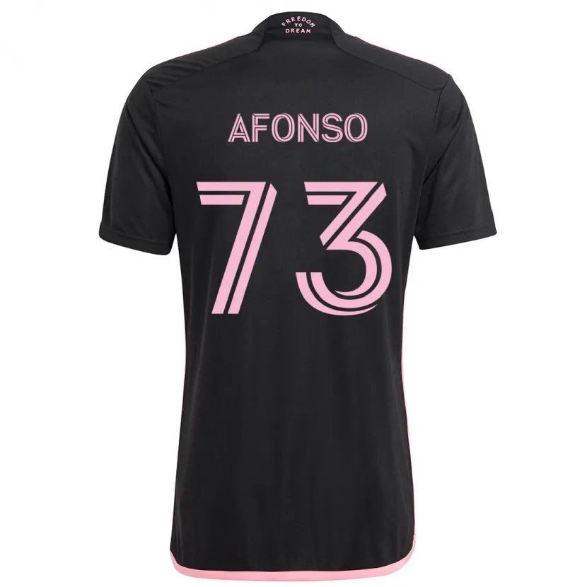 Danxen Kid Leo Afonso #73 Black Away Jersey 2024/25 T-Shirt