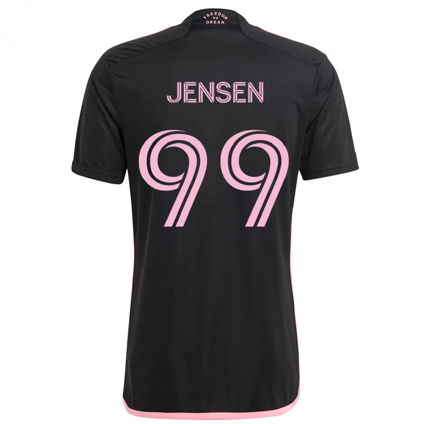 Danxen Kid Cole Jensen #99 Black Away Jersey 2024/25 T-Shirt