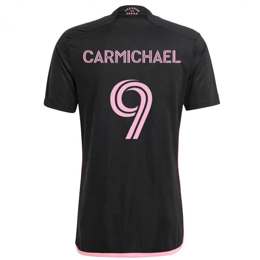 Danxen Kid Ryan Carmichael #9 Black Away Jersey 2024/25 T-Shirt