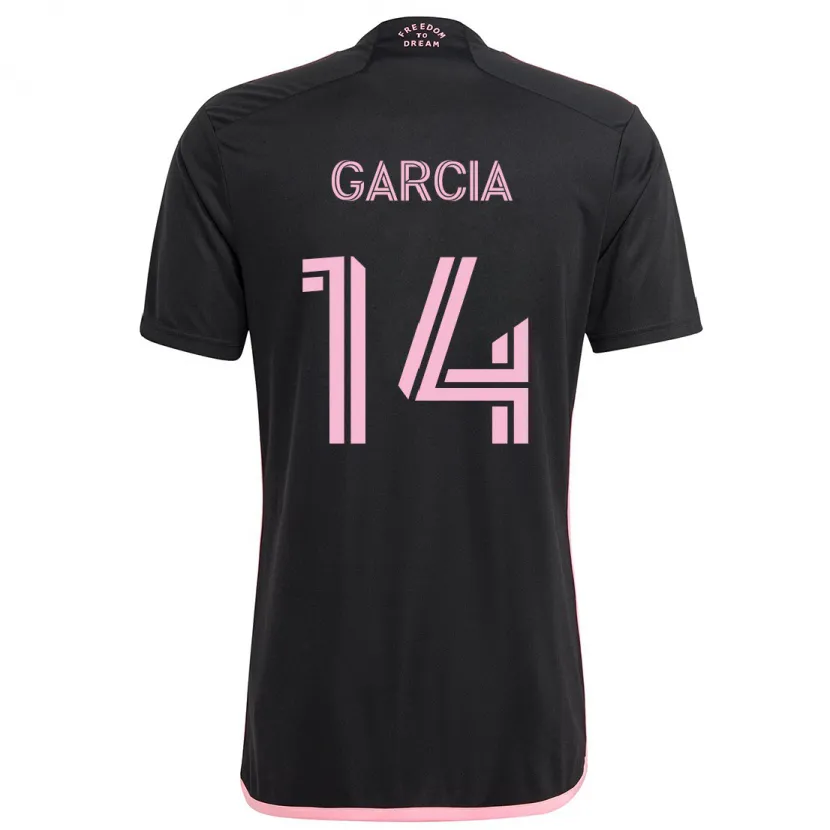 Danxen Kid Santiago Garcia #14 Black Away Jersey 2024/25 T-Shirt