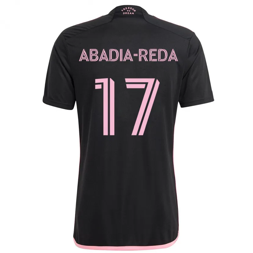 Danxen Kid Ezequiel Abadia-Reda #17 Black Away Jersey 2024/25 T-Shirt