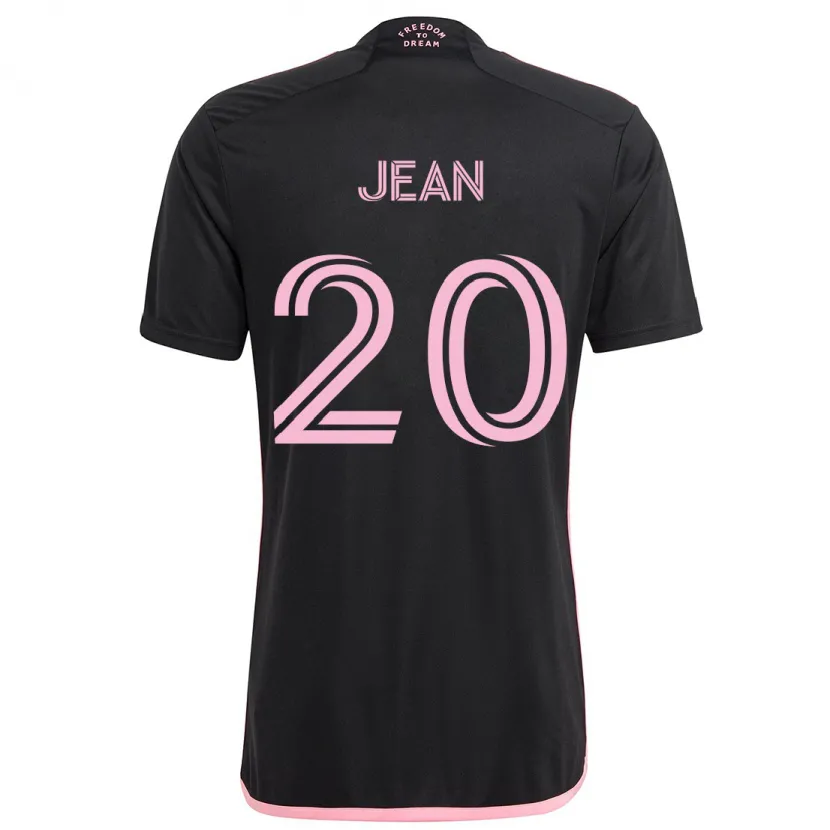 Danxen Kid Corentin Jean #20 Black Away Jersey 2024/25 T-Shirt