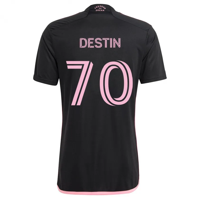 Danxen Kid Bryan Destin #70 Black Away Jersey 2024/25 T-Shirt