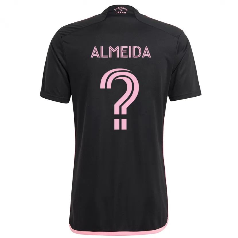 Danxen Kid Nicholas Almeida #0 Black Away Jersey 2024/25 T-Shirt