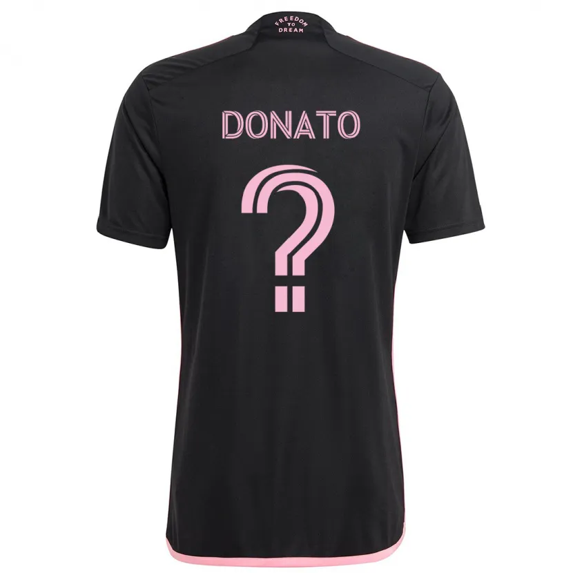 Danxen Kid Benjamin Donato #0 Black Away Jersey 2024/25 T-Shirt