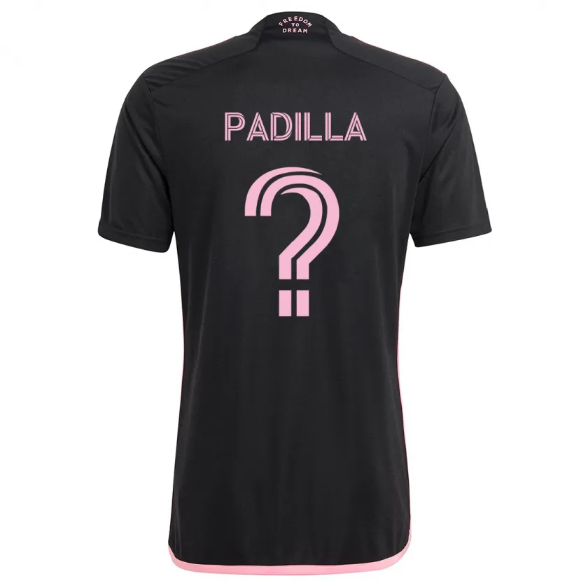 Danxen Kid Leandro Padilla #0 Black Away Jersey 2024/25 T-Shirt