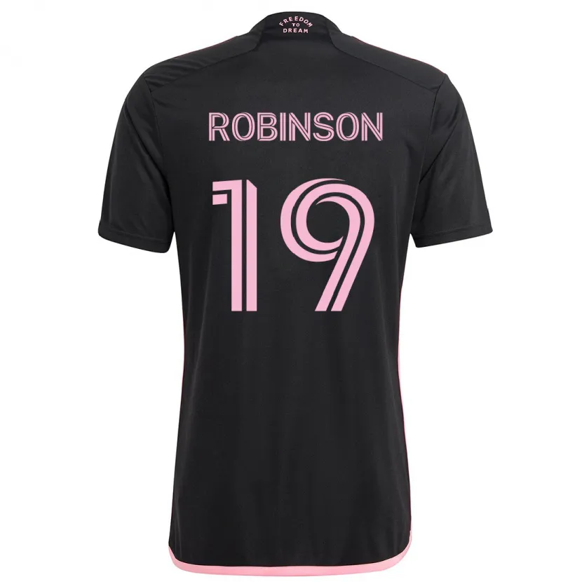 Danxen Kid Robbie Robinson #19 Black Away Jersey 2024/25 T-Shirt