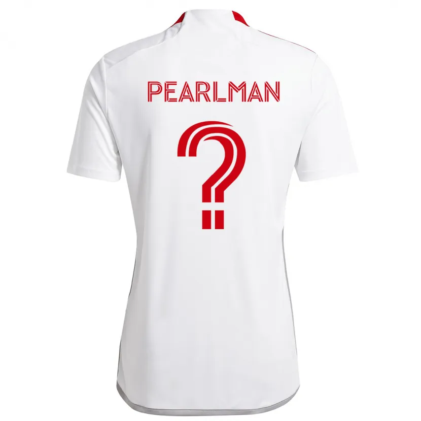 Danxen Kid Adam Pearlman #0 White Red Away Jersey 2024/25 T-Shirt