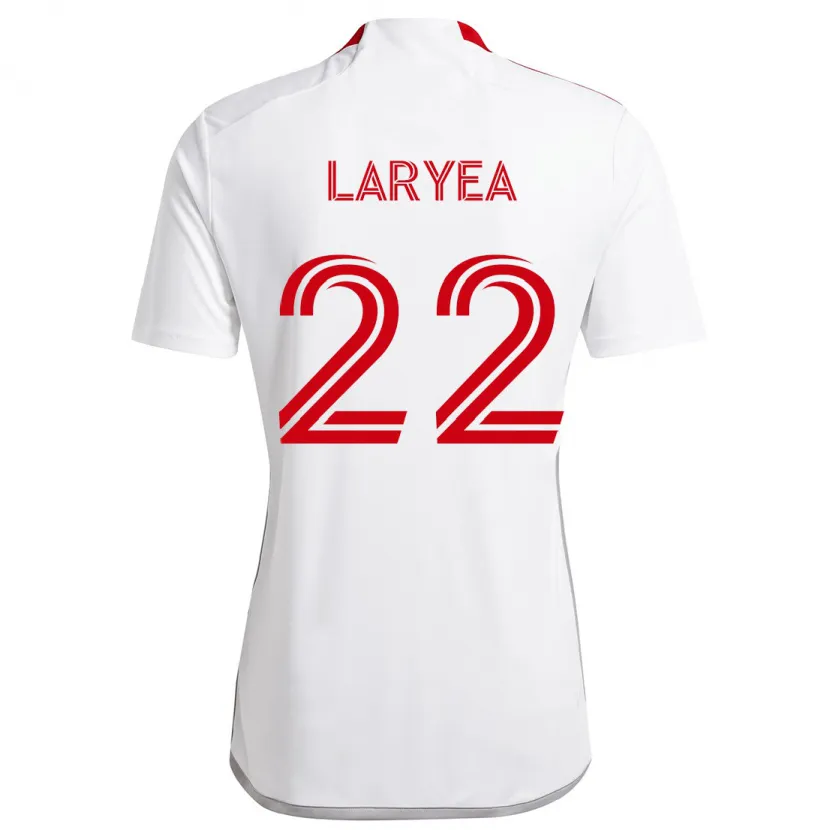 Danxen Kid Richie Laryea #22 White Red Away Jersey 2024/25 T-Shirt