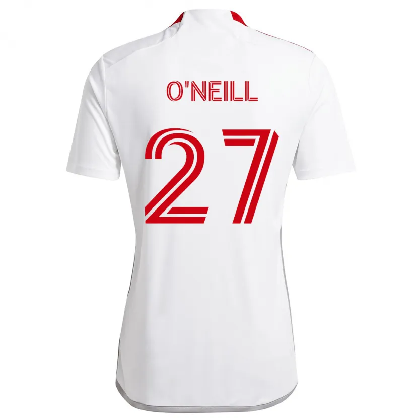 Danxen Kid Shane O'neill #27 White Red Away Jersey 2024/25 T-Shirt