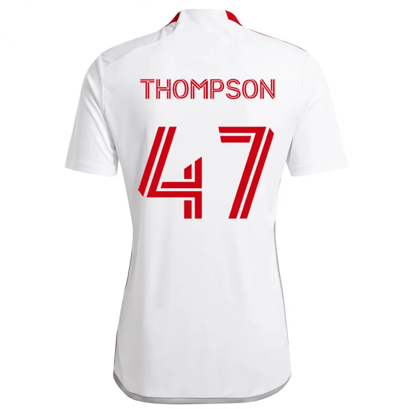 Danxen Kid Kosi Thompson #47 White Red Away Jersey 2024/25 T-Shirt