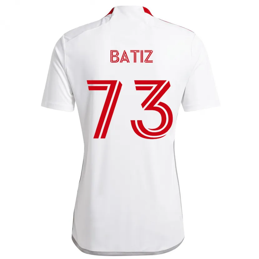 Danxen Kid Jesus Batiz #73 White Red Away Jersey 2024/25 T-Shirt