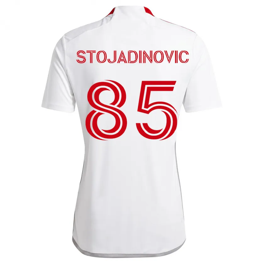 Danxen Kid Marko Stojadinovic #85 White Red Away Jersey 2024/25 T-Shirt