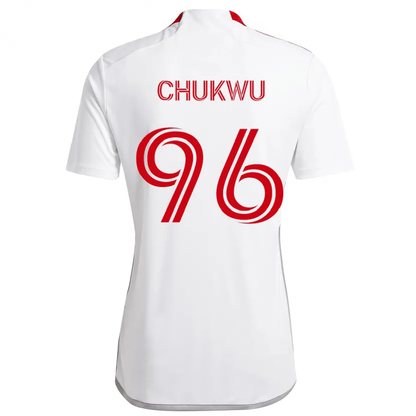 Danxen Kid Richard Chukwu #96 White Red Away Jersey 2024/25 T-Shirt