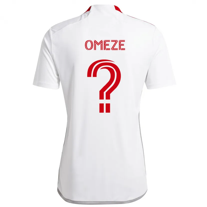 Danxen Kid Chimere Omeze #0 White Red Away Jersey 2024/25 T-Shirt