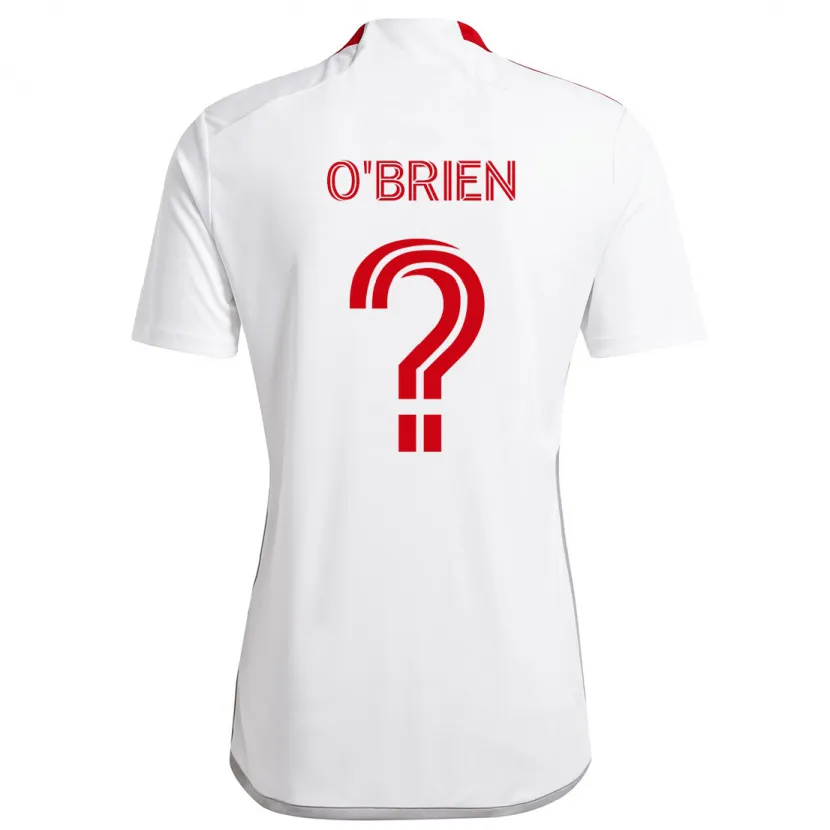 Danxen Kid Alexander O'brien #0 White Red Away Jersey 2024/25 T-Shirt