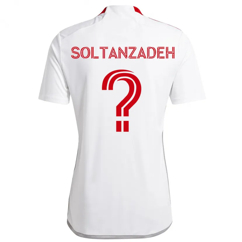 Danxen Kid Shayan Soltanzadeh #0 White Red Away Jersey 2024/25 T-Shirt