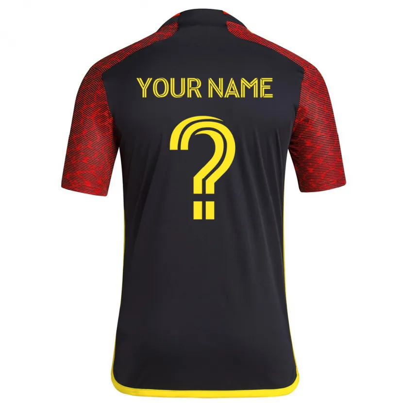 Danxen Kid Your Name #0 Red Black Away Jersey 2024/25 T-Shirt