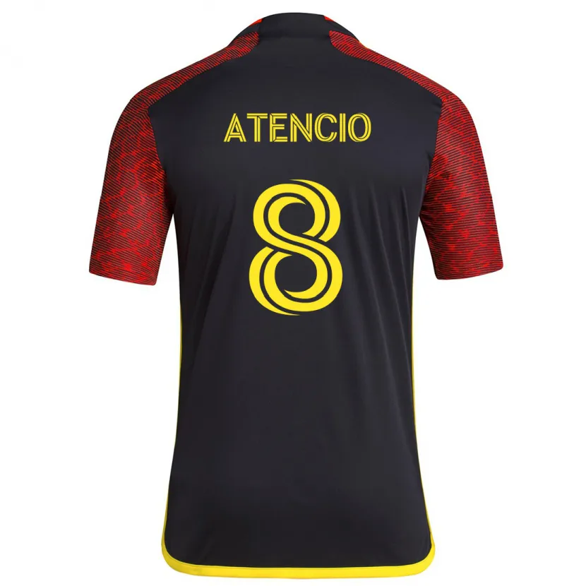 Danxen Kid Josh Atencio #8 Red Black Away Jersey 2024/25 T-Shirt