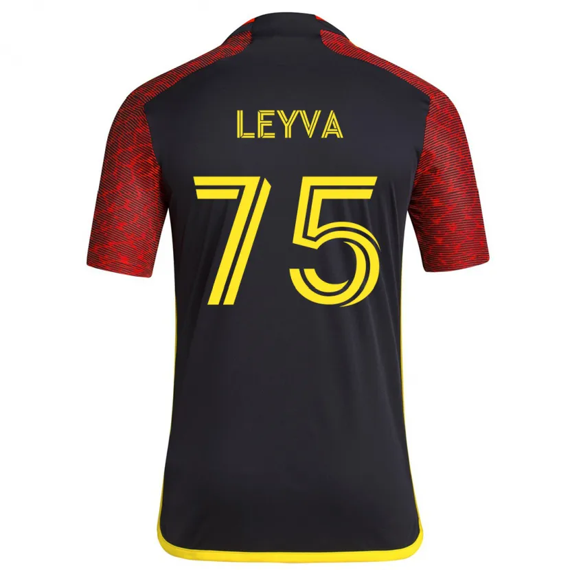 Danxen Kid Danny Leyva #75 Red Black Away Jersey 2024/25 T-Shirt