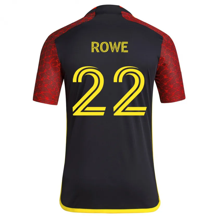 Danxen Kid Kelyn Rowe #22 Red Black Away Jersey 2024/25 T-Shirt