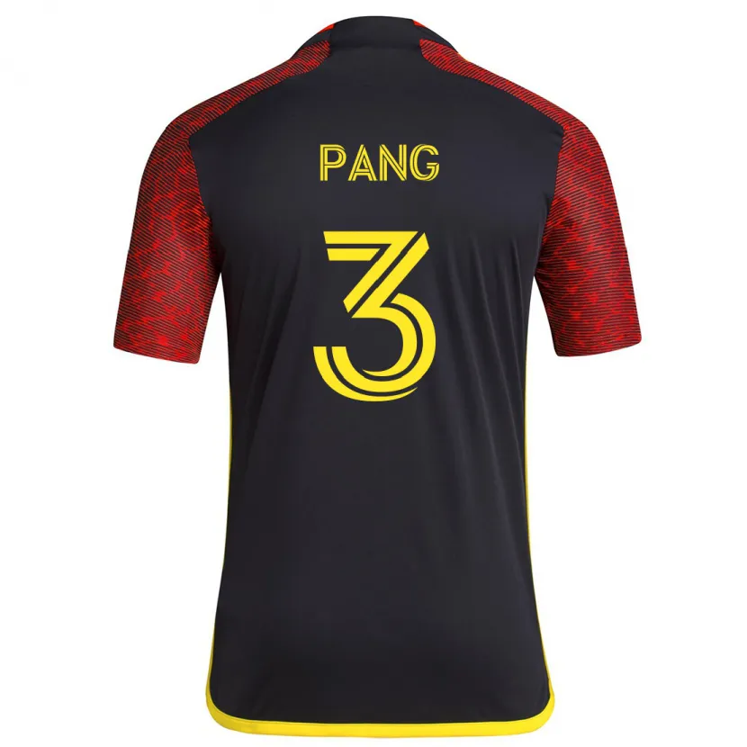 Danxen Kid Kaylene Pang #3 Red Black Away Jersey 2024/25 T-Shirt