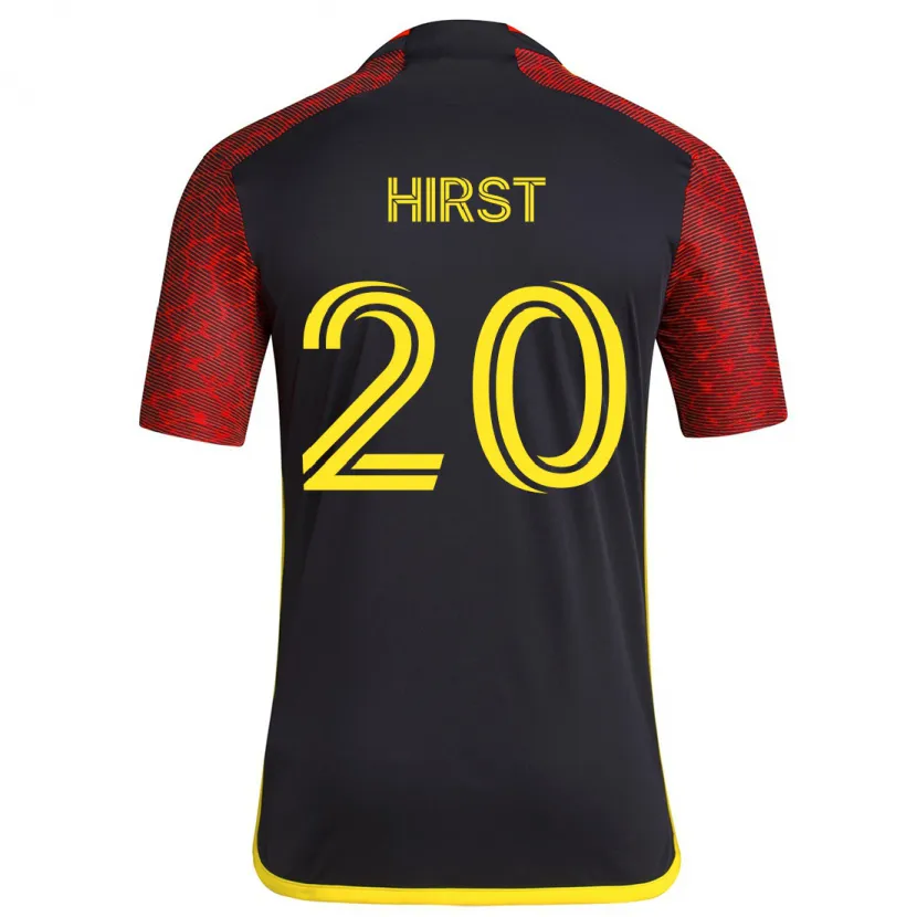 Danxen Kid Sophie Hirst #20 Red Black Away Jersey 2024/25 T-Shirt