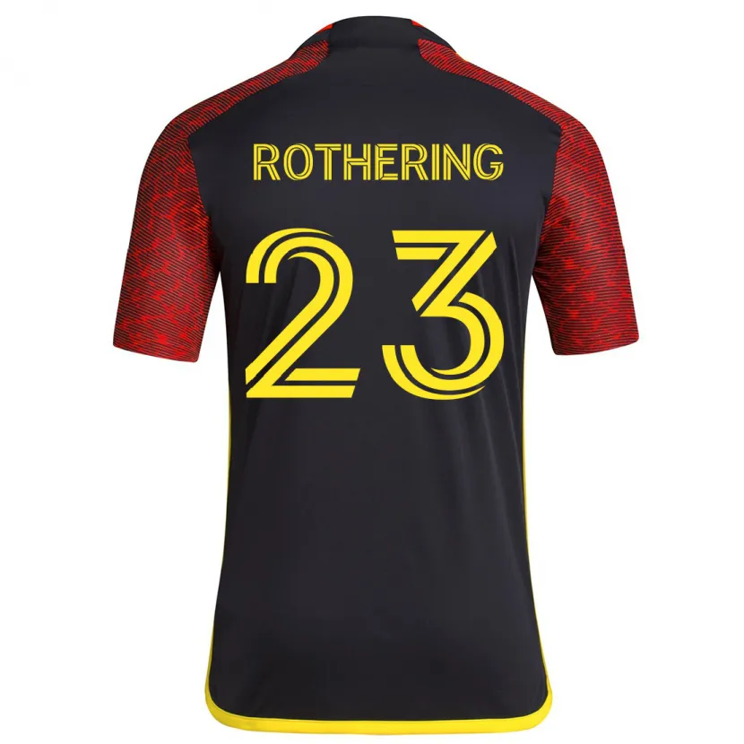 Danxen Kid Holly Rothering #23 Red Black Away Jersey 2024/25 T-Shirt