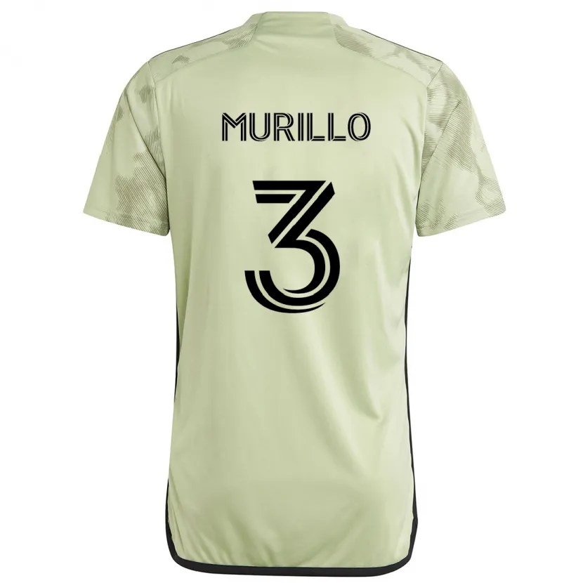 Danxen Kid Jesús Murillo #3 Light Green Away Jersey 2024/25 T-Shirt