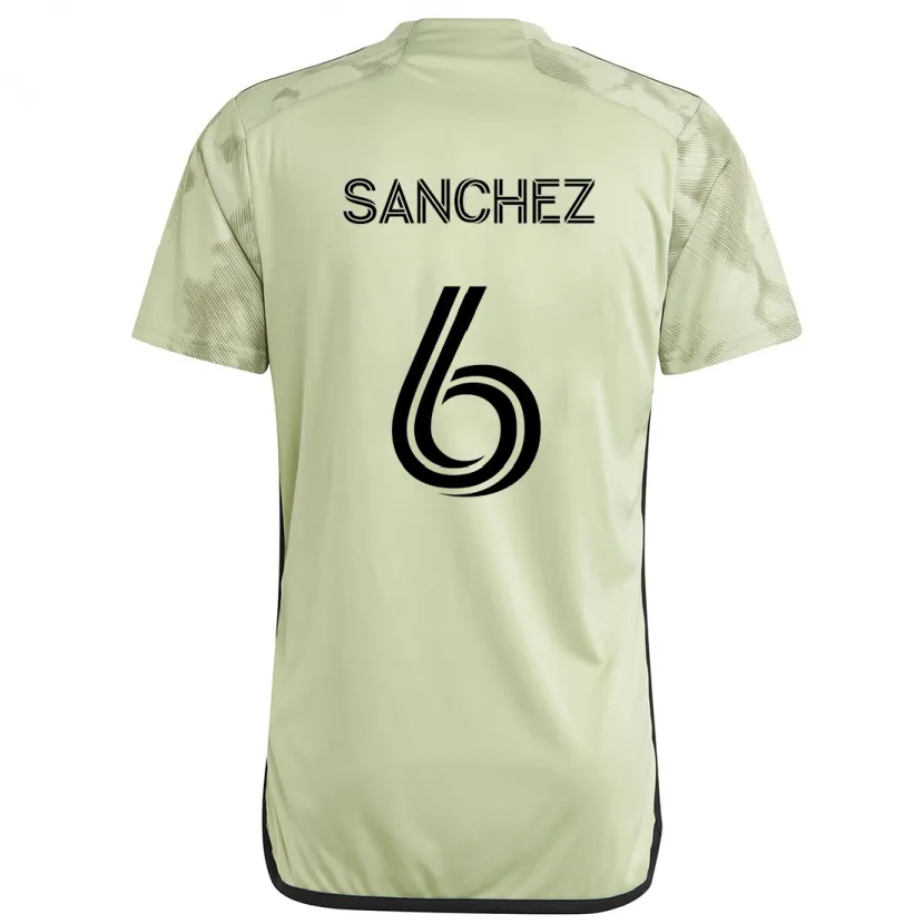 Danxen Kid Ilie Sánchez #6 Light Green Away Jersey 2024/25 T-Shirt